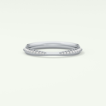 0.16 TCW Round Shaped Lab Grown Diamond Wedding Band