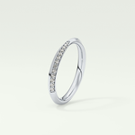 0.16 TCW Round Shaped Lab Grown Diamond Wedding Band