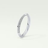 0.16 TCW Round Shaped Lab Grown Diamond Wedding Band
