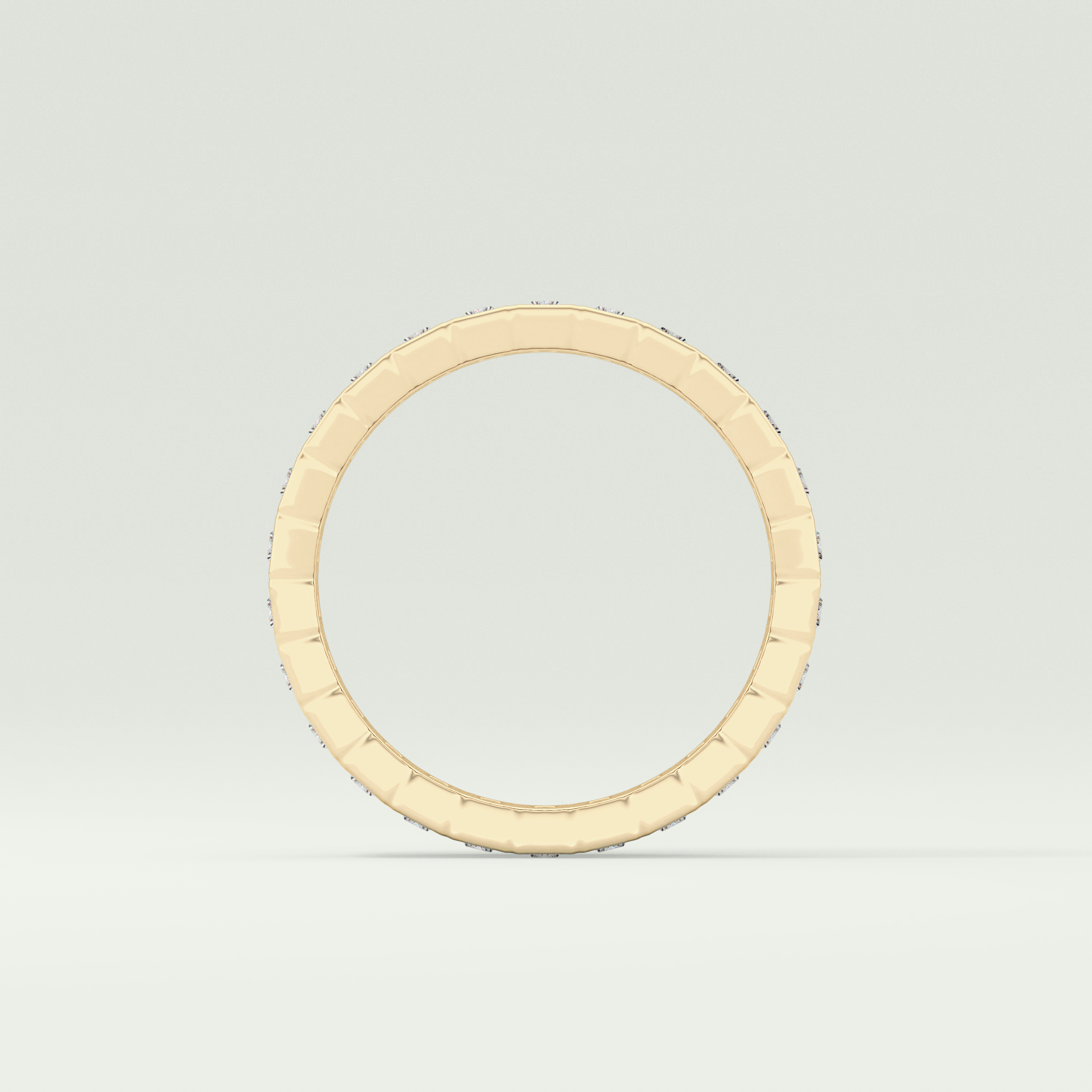 0.8 TCW Baguette Shaped Lab Grown Diamond Wedding Band