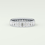 0.8 TCW Baguette Shaped Lab Grown Diamond Wedding Band