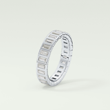 0.8 TCW Baguette Shaped Lab Grown Diamond Wedding Band