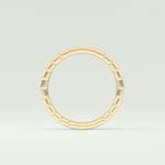0.44 TCW Baguette Shaped Moissanite Wedding Band