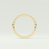0.44 TCW Baguette Shaped Moissanite Wedding Band
