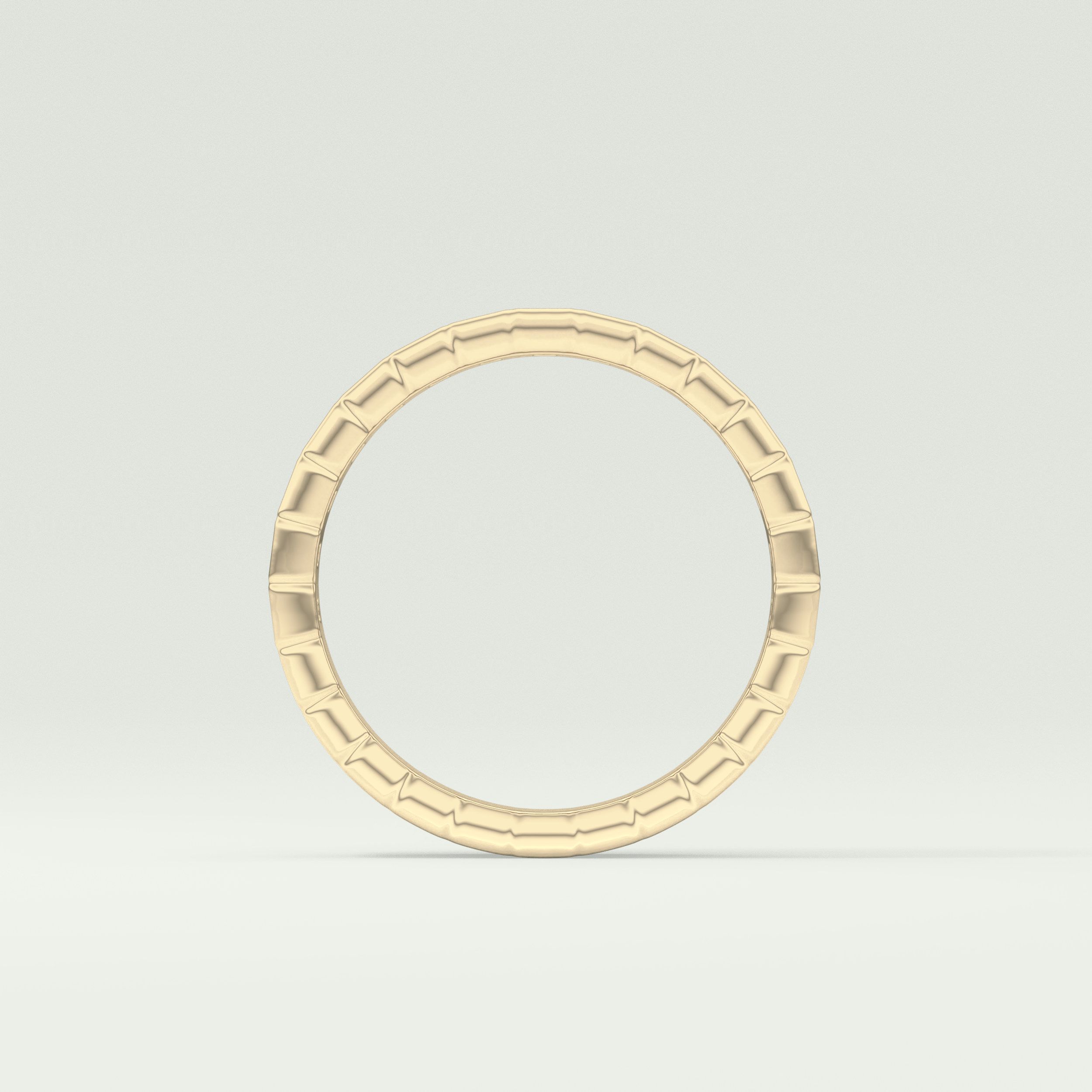 0.44 TCW Baguette Shaped Moissanite Wedding Band