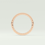 0.44 TCW Baguette Shaped Moissanite Wedding Band