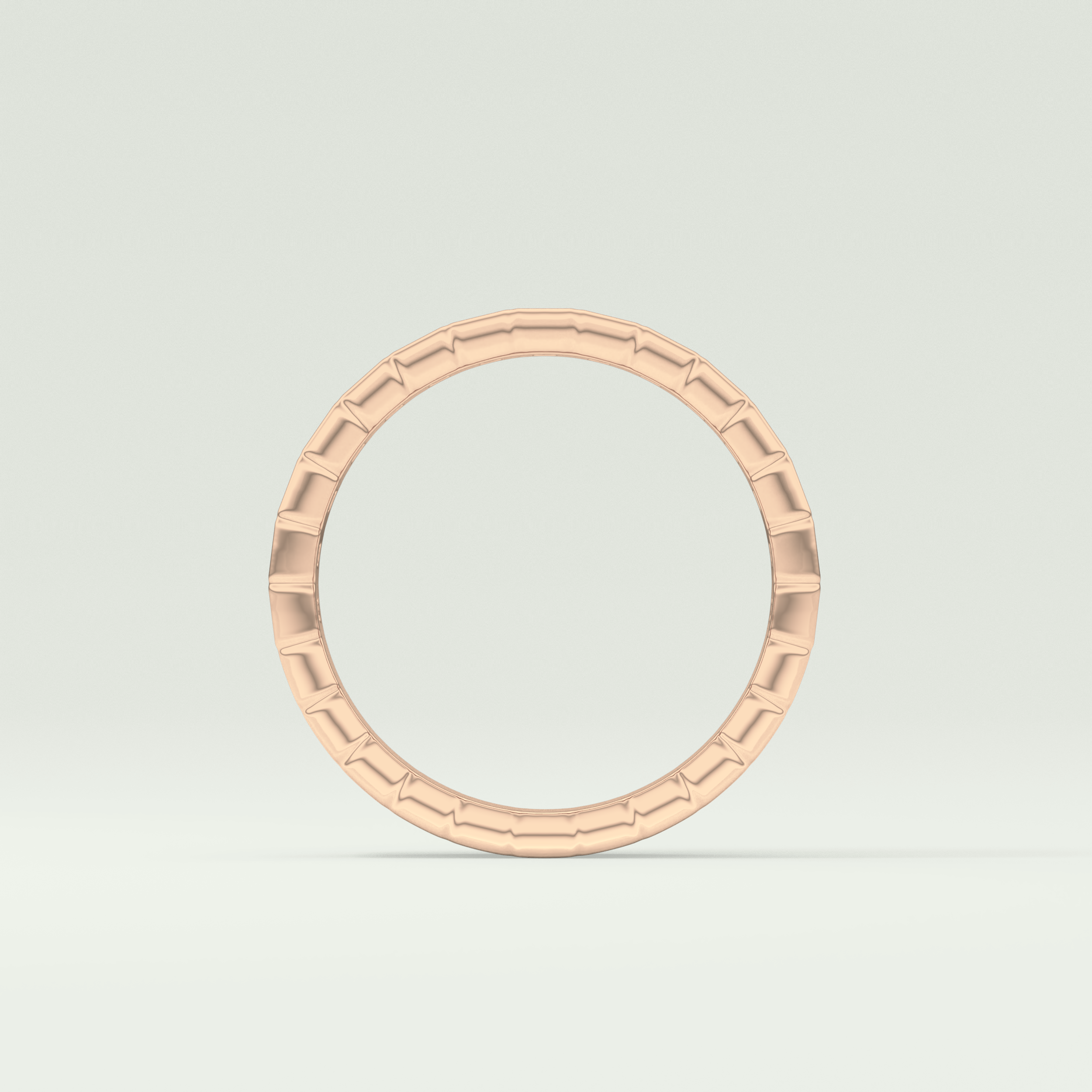 0.44 TCW Baguette Shaped Moissanite Wedding Band