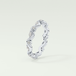 0.56 TCW Round & Marquise Shaped Lab Grown Diamond Wedding Band