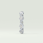 0.56 TCW Round & Oval Shaped Lab Grown Diamond Wedding Band