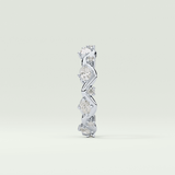 0.56 TCW Round & Oval Shaped Lab Grown Diamond Wedding Band