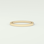 0.54 TCW Princess Shaped Lab Grown Diamond Wedding Band