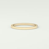 0.54 TCW Princess Shaped Lab Grown Diamond Wedding Band