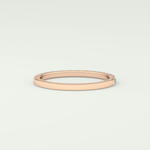 0.54 TCW Princess Shaped Lab Grown Diamond Wedding Band