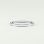 0.54 TCW Princess Shaped Lab Grown Diamond Wedding Band