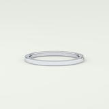 0.54 TCW Princess Shaped Lab Grown Diamond Wedding Band