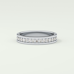 0.7 TCW Round Shaped Lab Grown Diamond Wedding Band