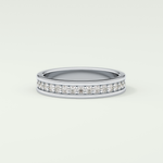 0.7 TCW Round Shaped Lab Grown Diamond Wedding Band