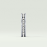 0.7 TCW Round Shaped Lab Grown Diamond Wedding Band