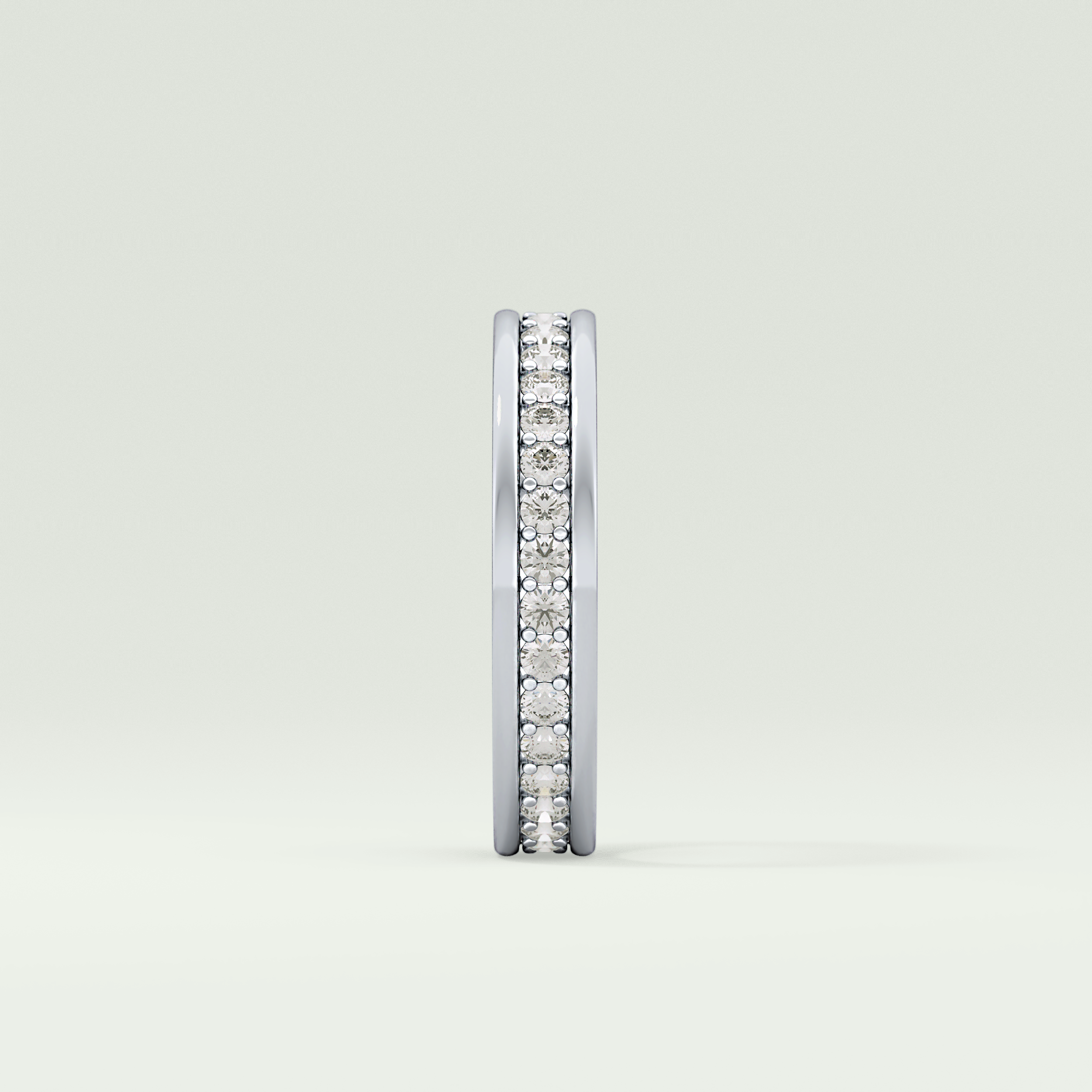 0.7 TCW Round Shaped Lab Grown Diamond Wedding Band