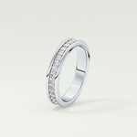 0.7 TCW Round Shaped Lab Grown Diamond Wedding Band