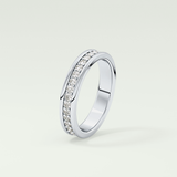 0.7 TCW Round Shaped Lab Grown Diamond Wedding Band