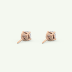 1 TCW Round Solitaire Lab-Grown Diamond Stud Earrings 12