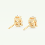 1 TCW Oval Lab-Grown Diamond Stud Earrings