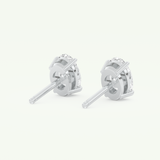 1 TCW Oval Lab-Grown Diamond Stud Earrings