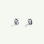 1 TCW Oval Solitaire April-Diamond Stud Earrings 19