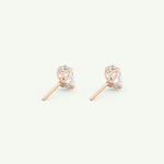 1 TCW Oval Solitaire Lab-Grown Diamond Stud Earrings 12
