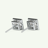 1 TCW Princess Bezel Lab-Grown Diamond Stud Earrings 16
