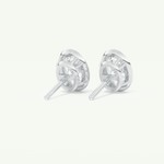 1 TCW Oval Cut Moissanite Bezel Stud Earrings in Gold