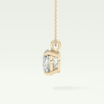 Elegant 2 CT Round Lab-Grown Diamond Solitaire Necklace
