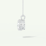 0.5-2 CT Round Lab-Grown Diamond Solitaire Necklace