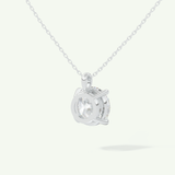 0.5-2 CT Round Lab-Grown Diamond Solitaire Necklace