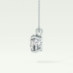Elegant 2 CT Round Lab-Grown Diamond Solitaire Necklace