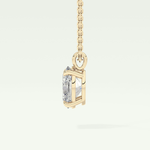 Elegant 2 CT Oval Lab-Grown Diamond Solitaire Necklace