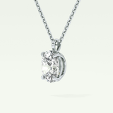 Elegant 2 CT Oval Lab-Grown Diamond Solitaire Necklace