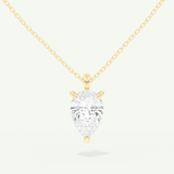 0.5-2 CT Pear Lab-Grown Diamond Solitaire Necklace