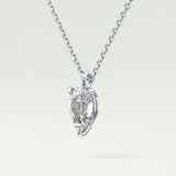 Elegant 2 CT Pear Lab-Grown Diamond Solitaire Necklace