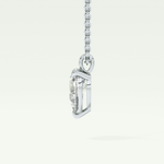 Elegant 2 CT Pear Lab-Grown Diamond Solitaire Necklace