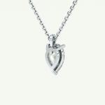 Elegant 2 CT Pear Lab-Grown Diamond Solitaire Necklace