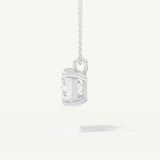 0.5-2 CT Emerald Lab-Grown Diamond Solitaire Necklace