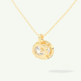 0.5-2 CT Oval Lab-Grown Diamond Solitaire & Bezel Necklace