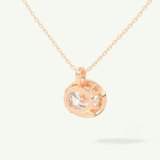 0.5-2 CT Oval Lab-Grown Diamond Solitaire & Bezel Necklace