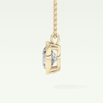 Elegant 2 CT Round Lab-Grown Diamond Solitaire & Bezel Necklace