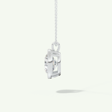 0.5-2 CT Round Lab-Grown Diamond Solitaire & Bezel Necklace