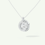 0.5-2 CT Round Lab-Grown Diamond Solitaire & Bezel Necklace