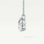 Elegant 2 CT Round Lab-Grown Diamond Solitaire & Bezel Necklace