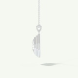 0.5-2 CT Asscher Lab-Grown Diamond Solitaire & Bezel Necklace